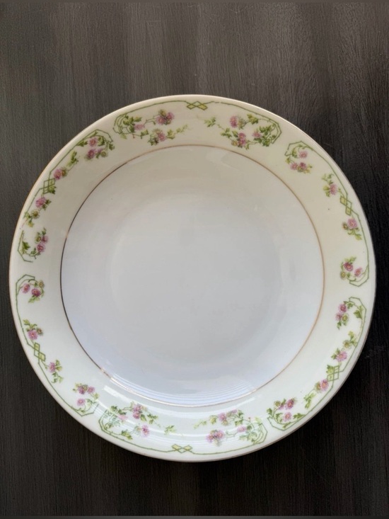 Other - Vintage M.Z. Austria CM&R Porcelain Plate Floral Gold Trim Czechoslovakia Set 7